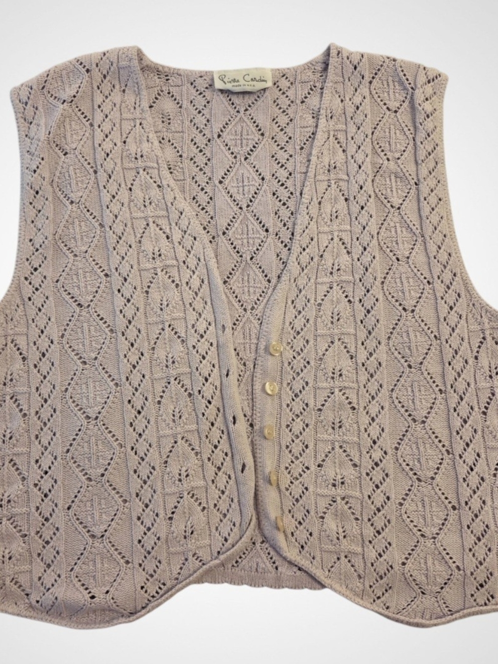 VINTAGE 1970's Pierre Cardin Cardigan